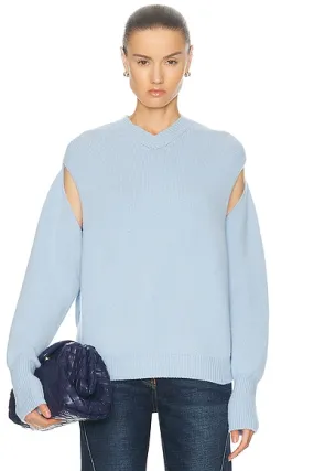 Ferragamo Cutout Sleeve Sweater -        