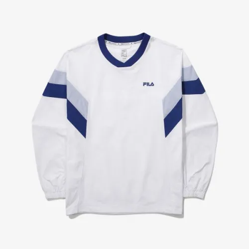 FILA  |Crew Neck Unisex Street Style Plain Logo