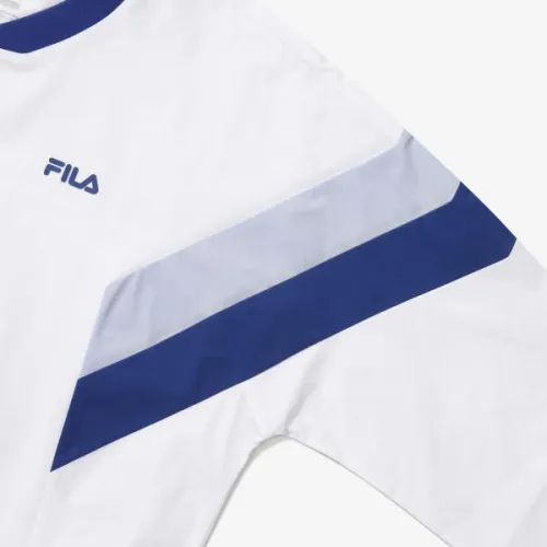 FILA  |Crew Neck Unisex Street Style Plain Logo