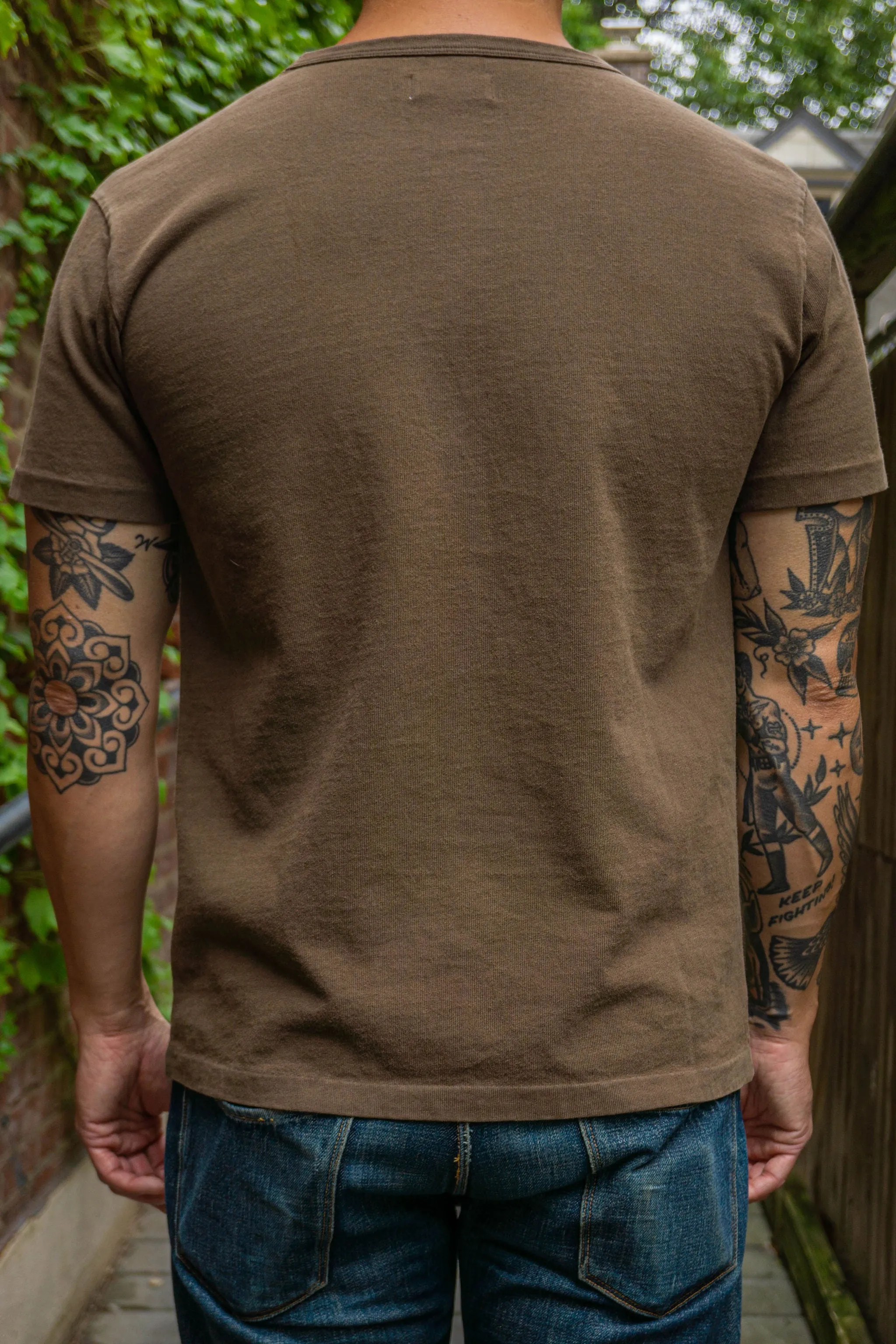 Freenote Cloth 13oz Pocket T-Shirt - Cedar