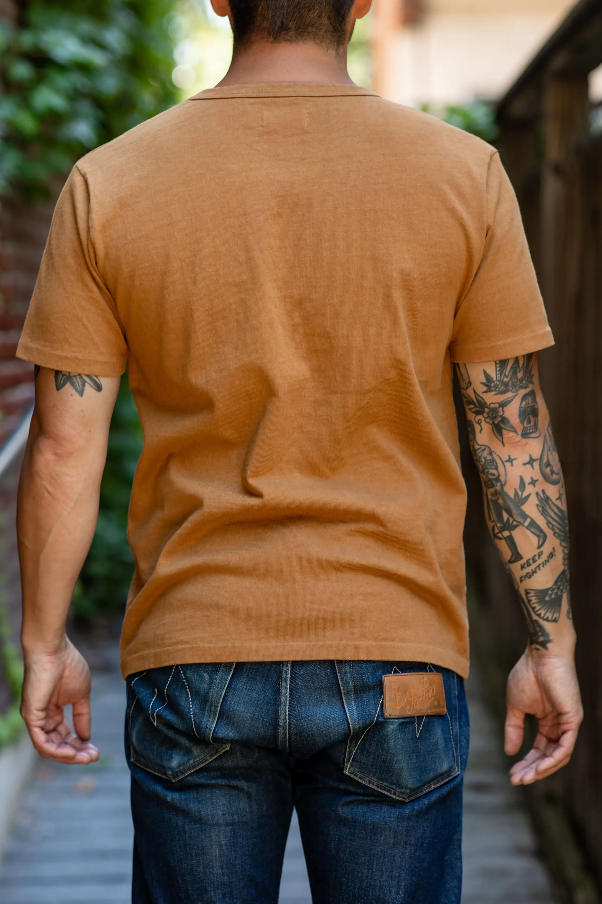 Freenote Cloth 13oz Pocket T-Shirt - Tobacco