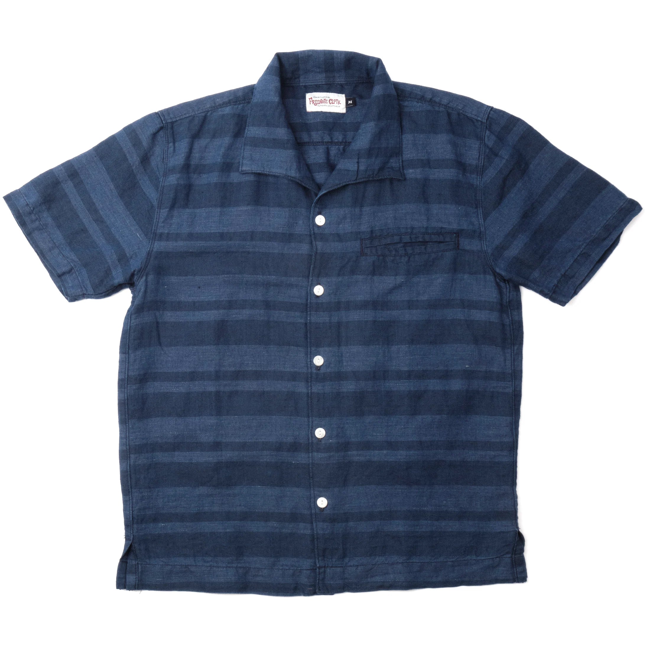 Freenote Cloth Cayucos - Indigo Stripe