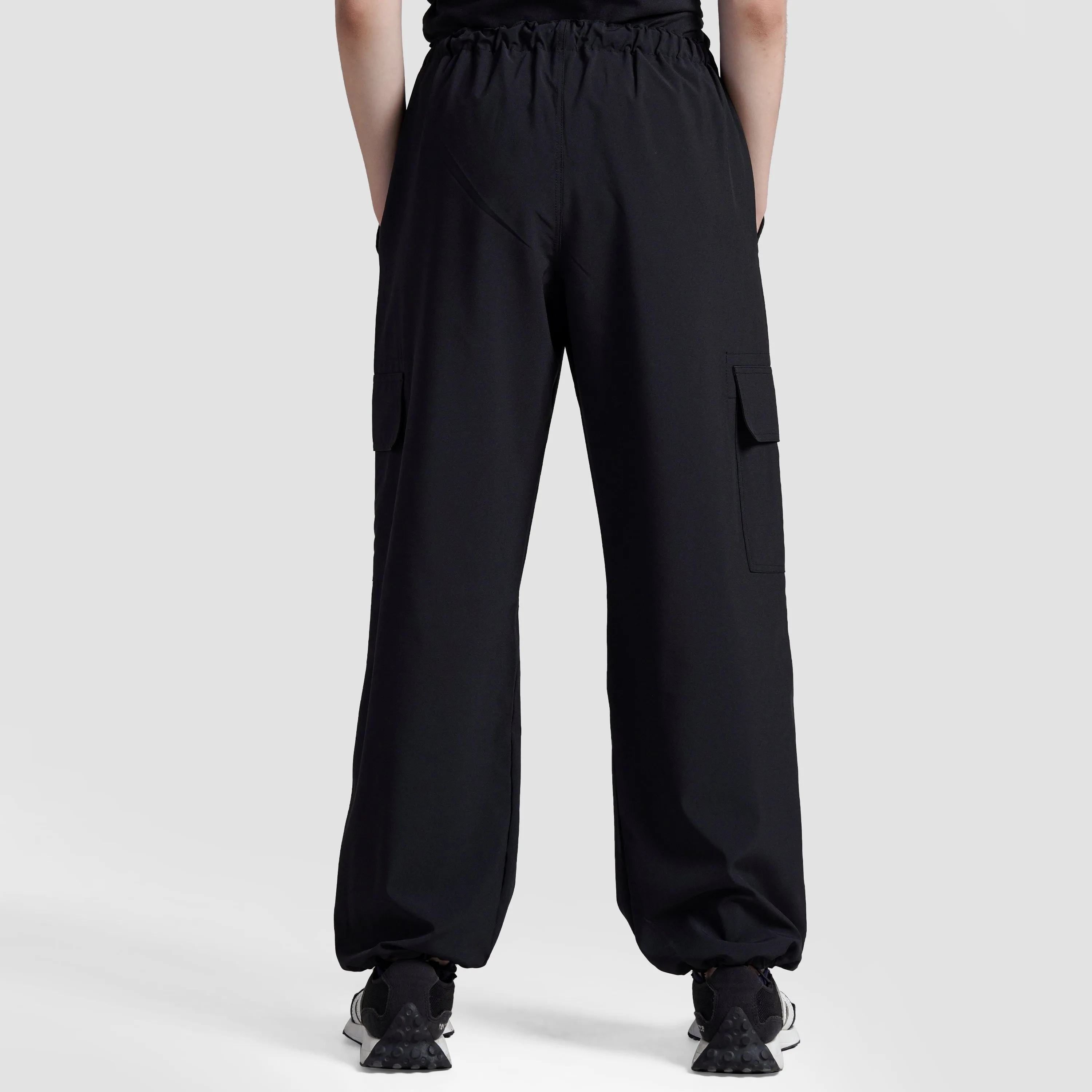 Girl Cargo Pants (Black)