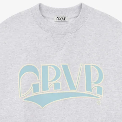 GROVE  |Street Style Collaboration Long Sleeves Logo