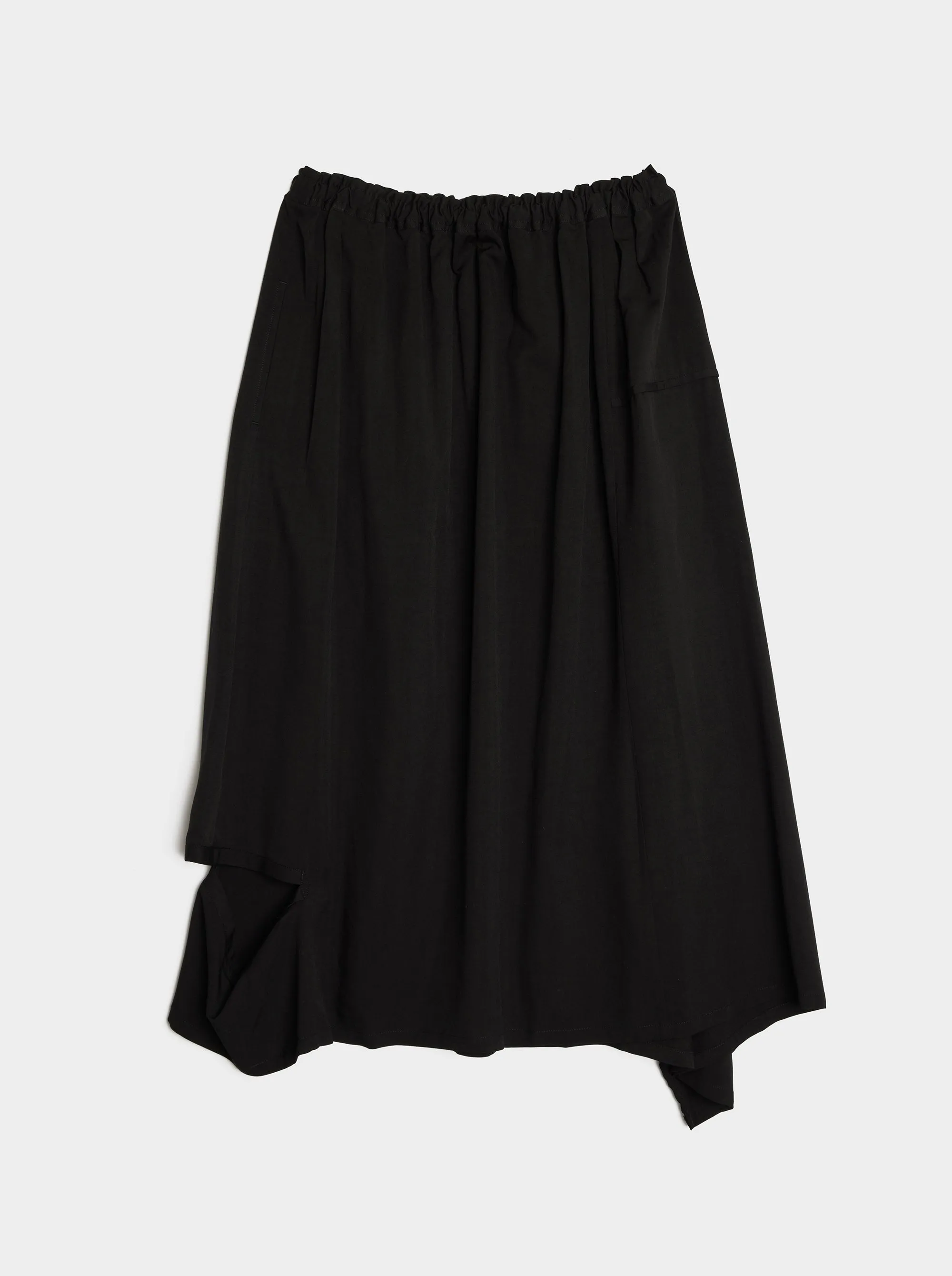 I-Left Holed Skirt, Black