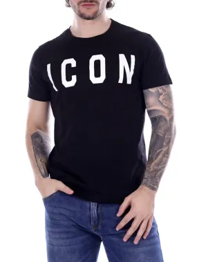 ICON T-shirt Uomo Iu8005t Nero