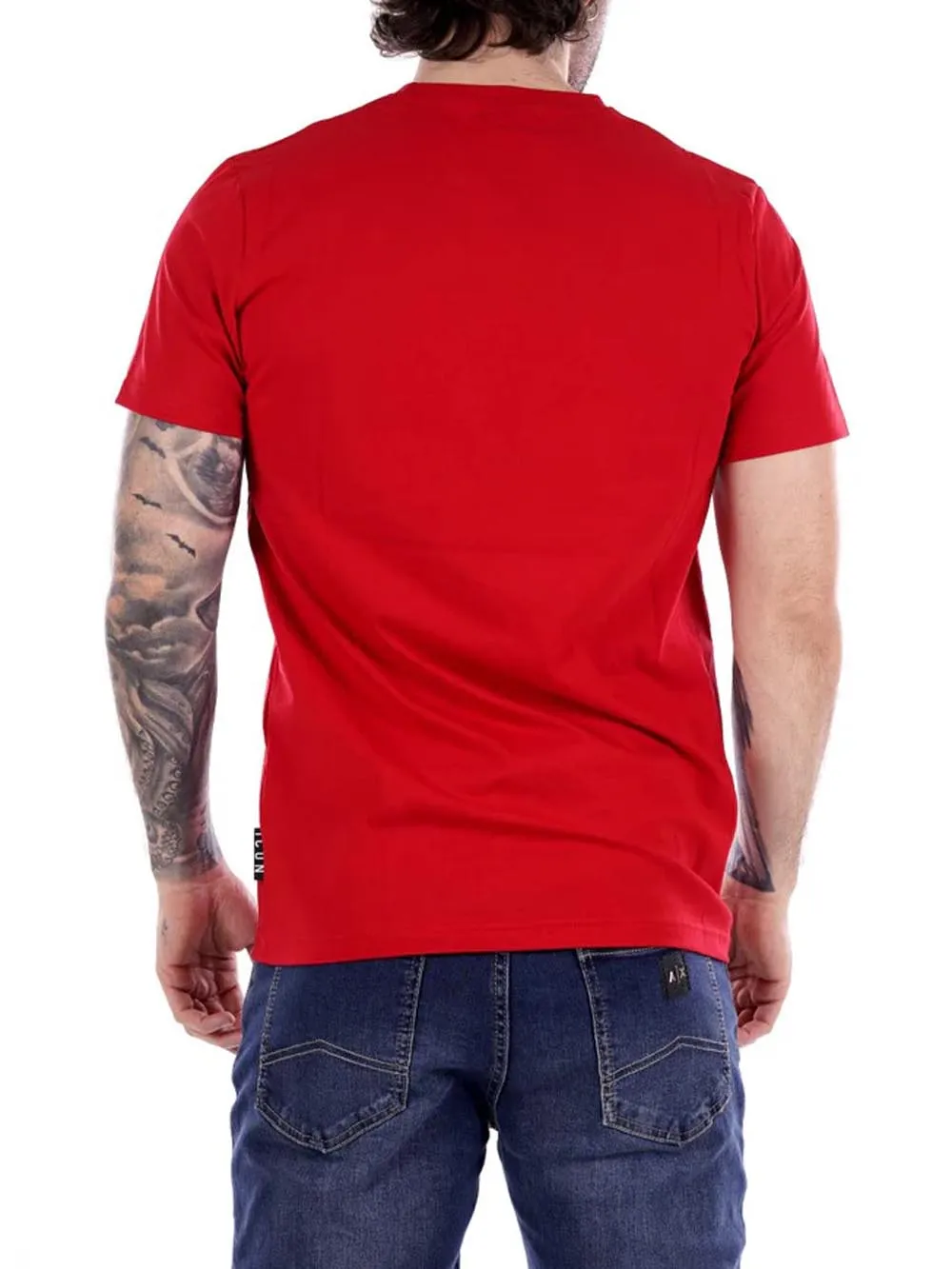 ICON T-shirt Uomo Iu8005t Rosso