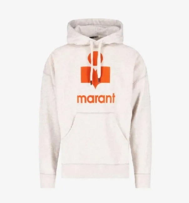 Isabel Marant  |Unisex Street Style Logo Hoodies