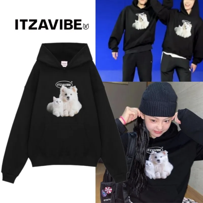 ITZAVIBE  |Unisex Street Style Long Sleeves Cotton