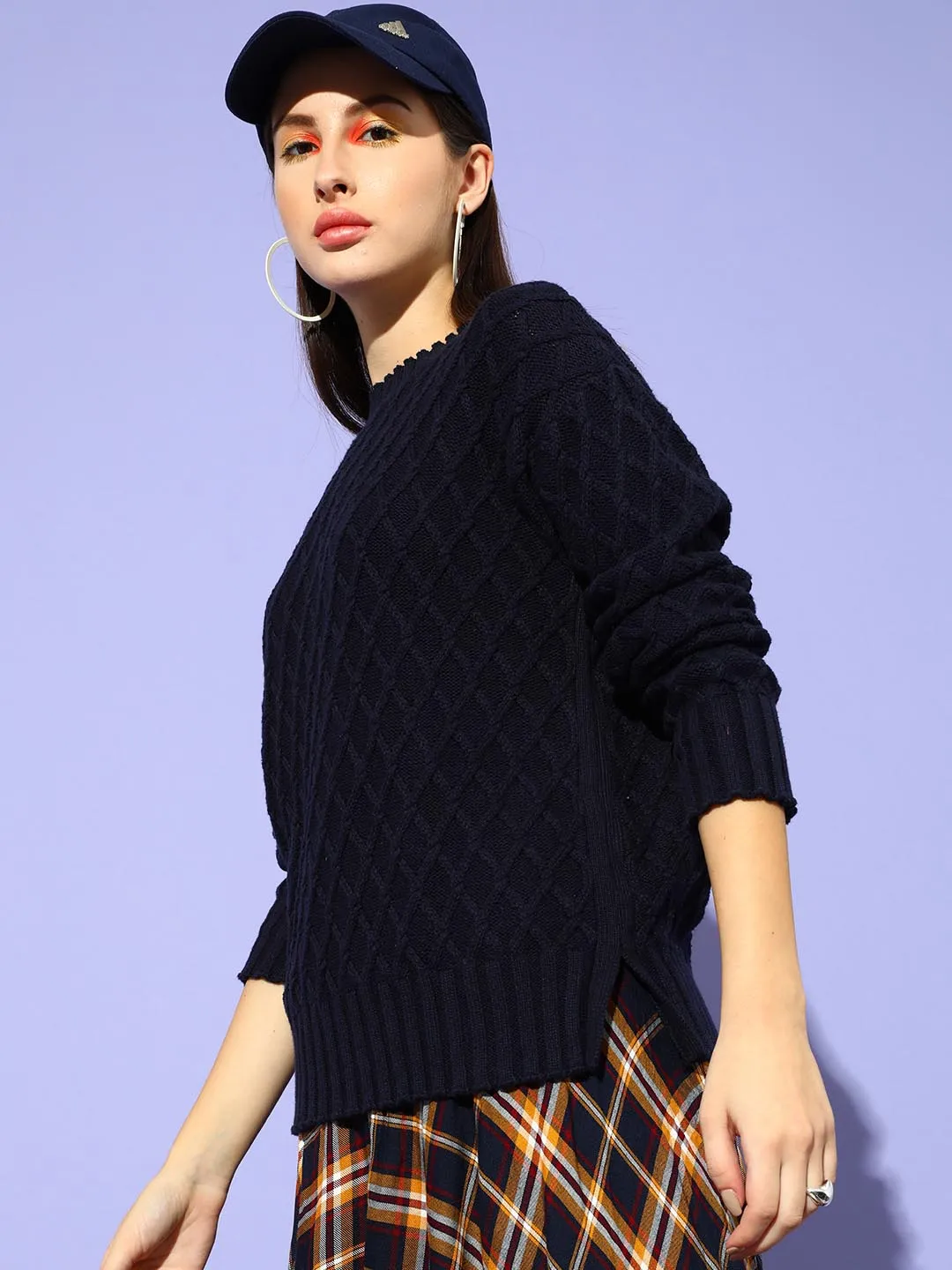 Jacquard Knit Sweater