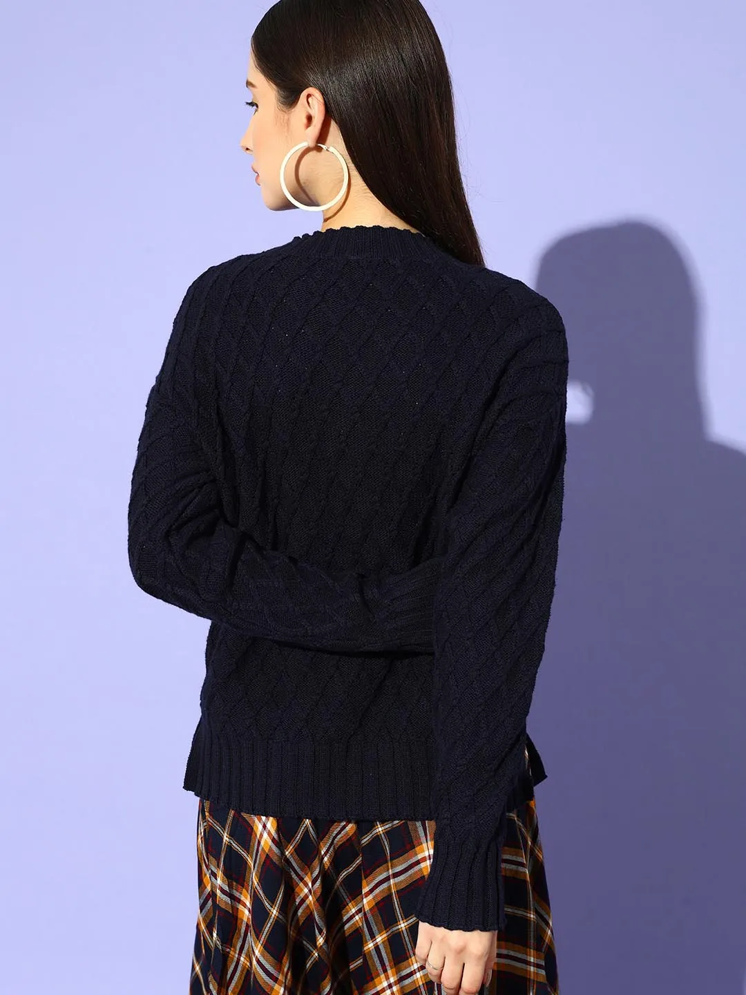 Jacquard Knit Sweater