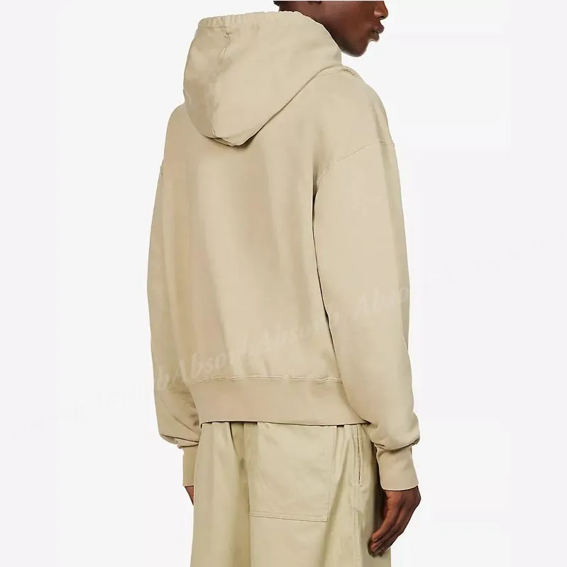 JACQUEMUS  |Street Style Long Sleeves Plain Cotton Logo Hoodies