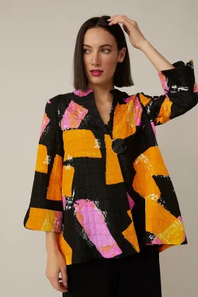 Joseph Ribkoff Sale, 221339 Multi Coloured Swing Jacket