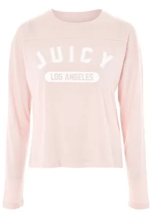 JUICY COUTURE  |Crew Neck Stripes Long Sleeves Long Hoodies & Sweatshirts