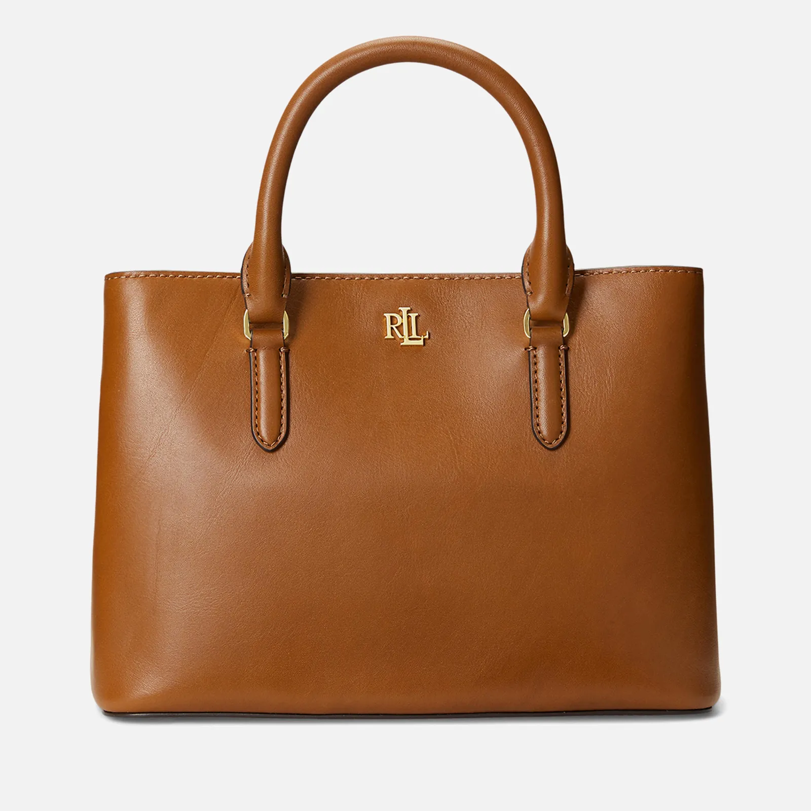 Lauren Ralph Lauren Marcy Leather Small Tote Bag | Coggles