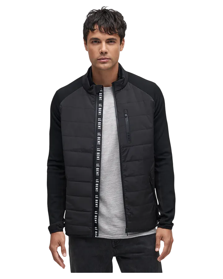 Le Bent Pramecou Wool Insulated Hybrid Jacket - Black