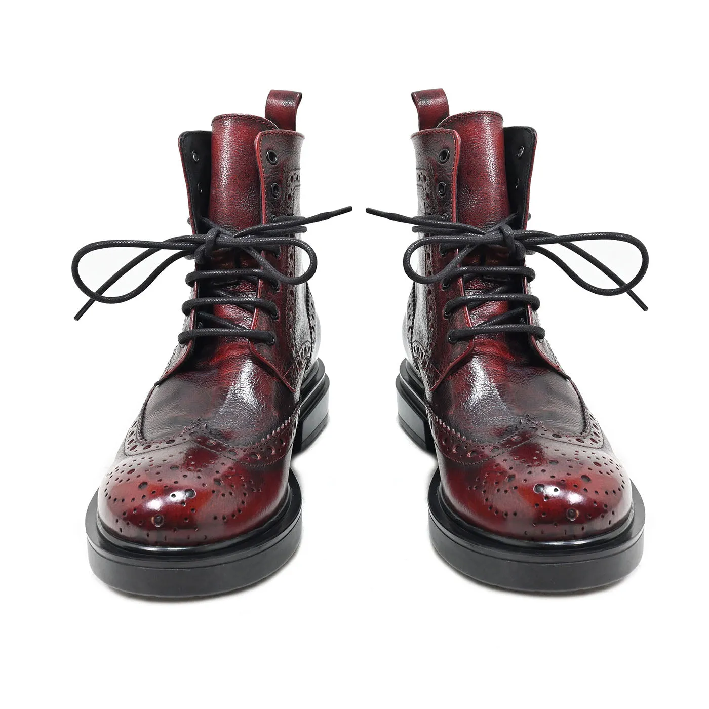 LELA 02 - lace-up ankle boots leather RUBY