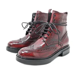 LELA 02 - lace-up ankle boots leather RUBY