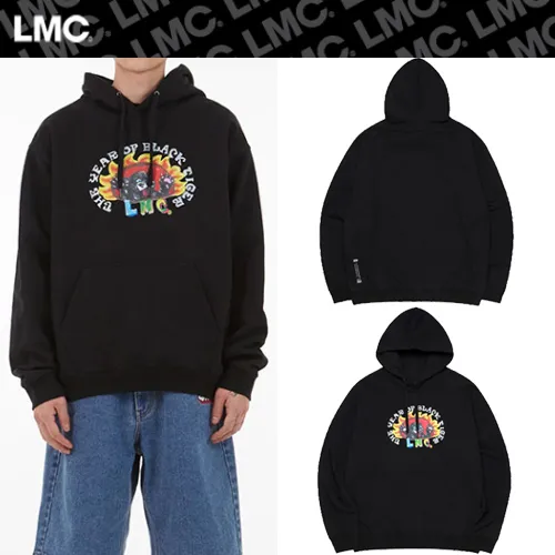 LMC  |Unisex Street Style Long Sleeves Logo Hoodies