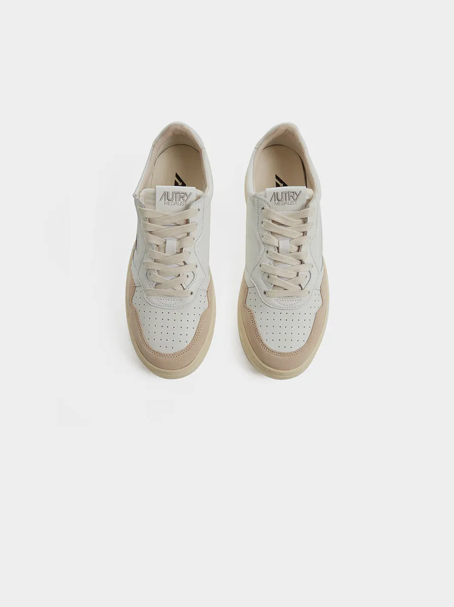 M Medalist Low Suede, Leat / Suede White