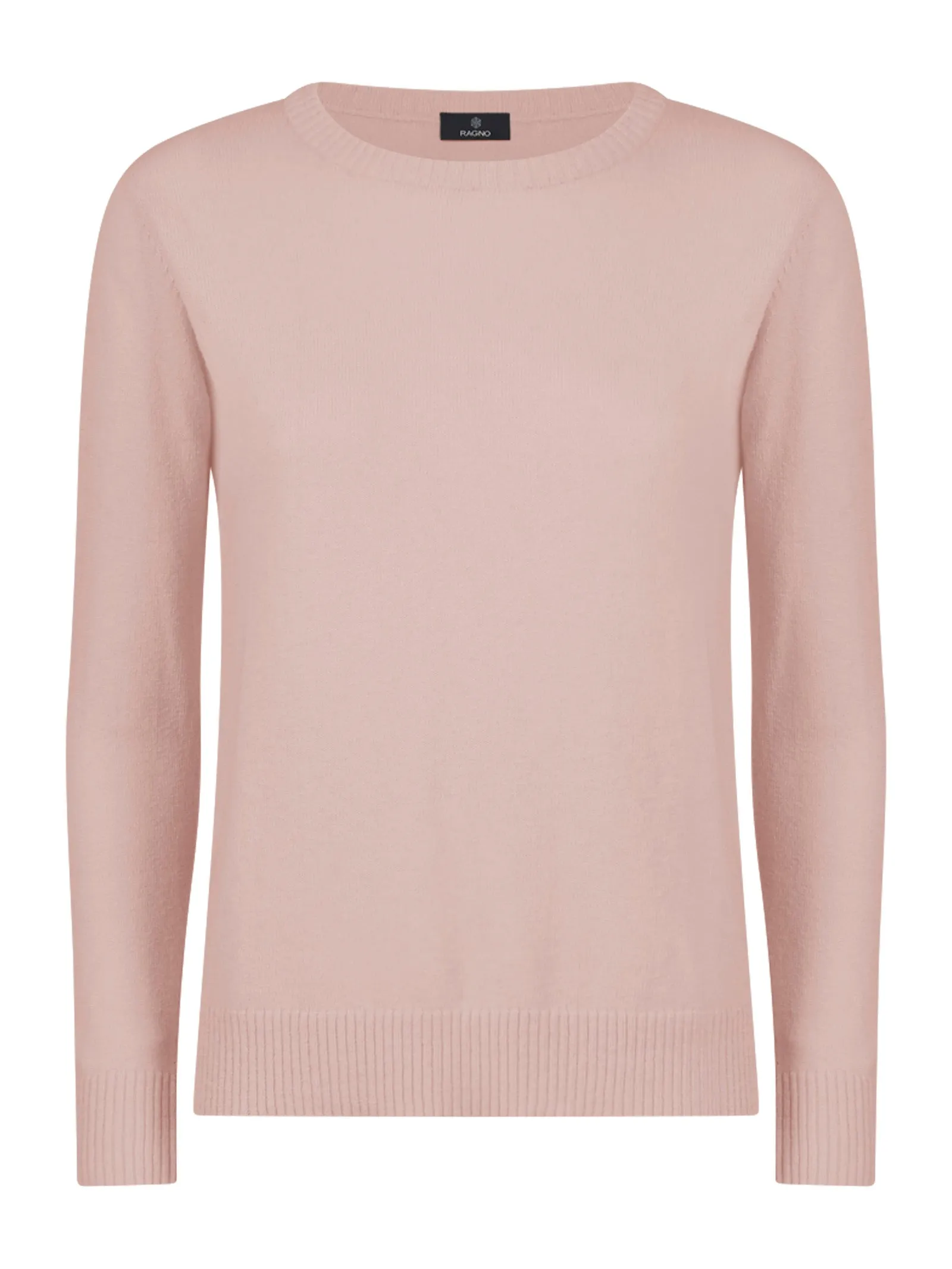 Maglia girocollo in filato Nice Wool - Peach Whip