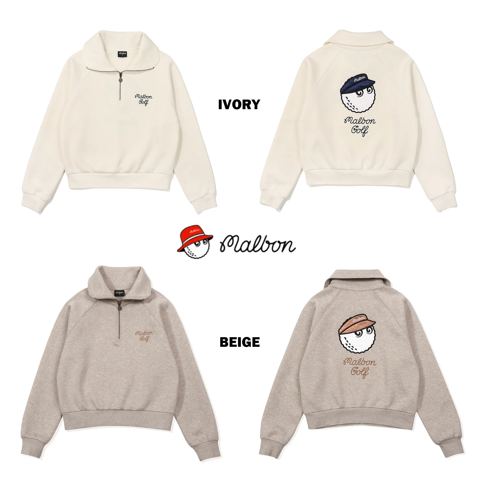 Malbon Golf  |Street Style Plain Logo Hoodies & Sweatshirts