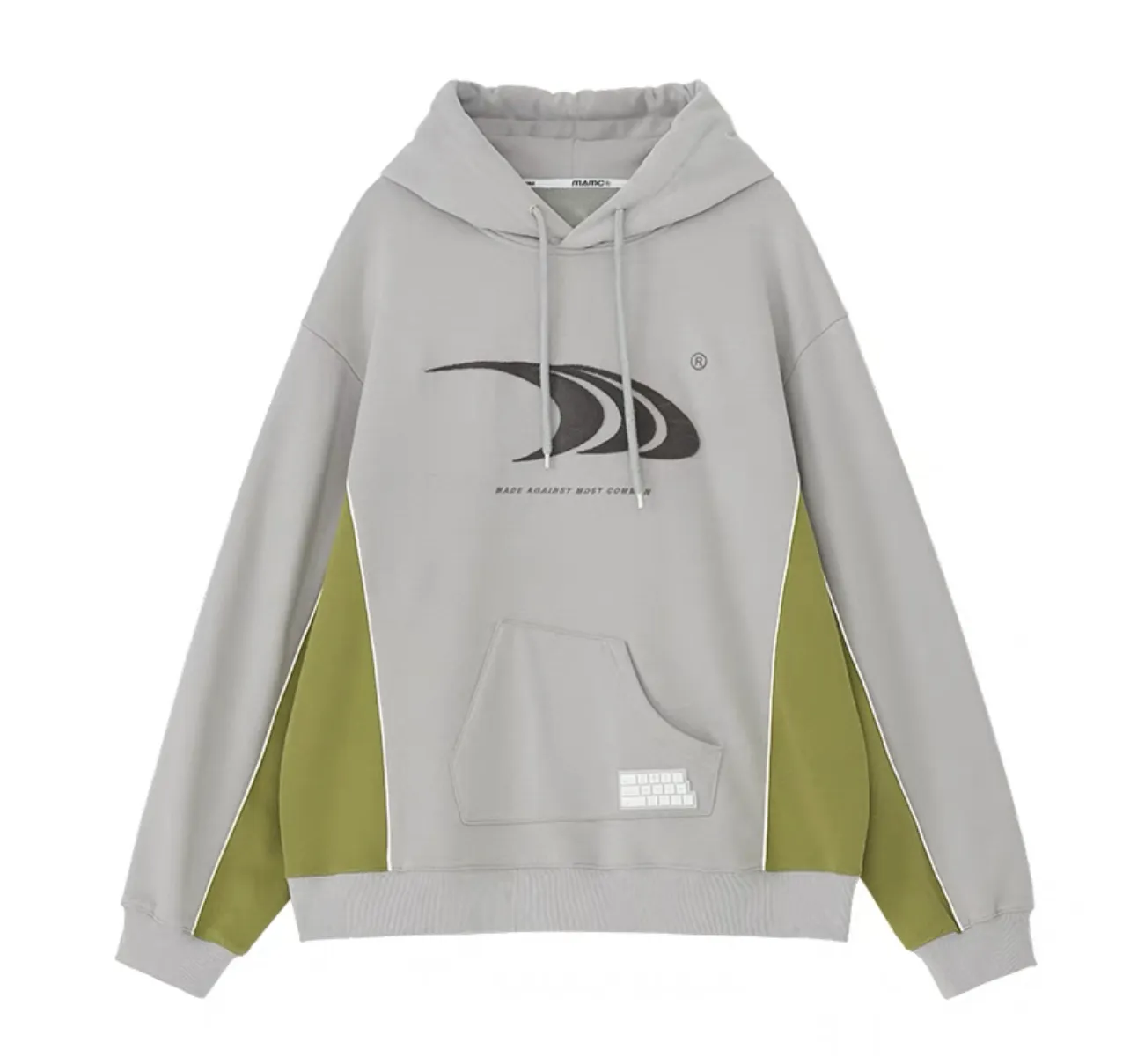 MAMC  |Unisex Street Style Oversized Logo Hoodies