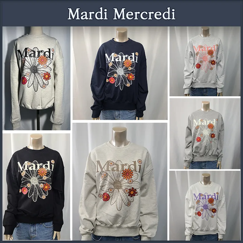 Mardi Mercredi  |Unisex Street Style Cotton Logo Hoodies & Sweatshirts