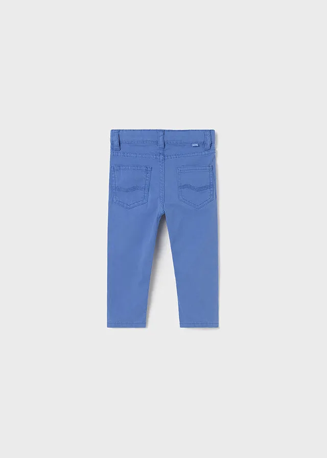 Mayoral Basic slim fit serge pants for baby boy - Atlantic