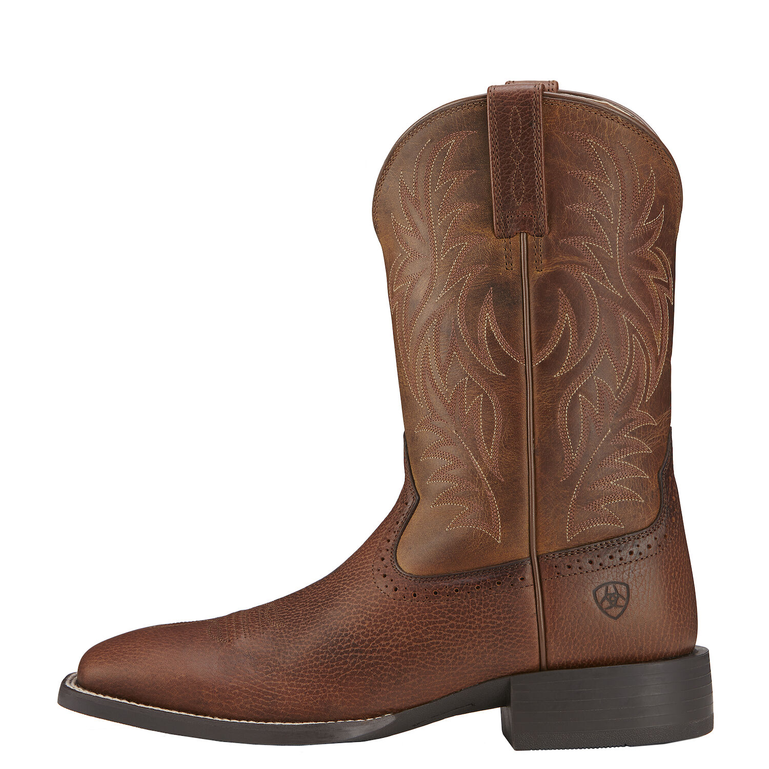 Men's Sport Western Wide Square Toe Boot