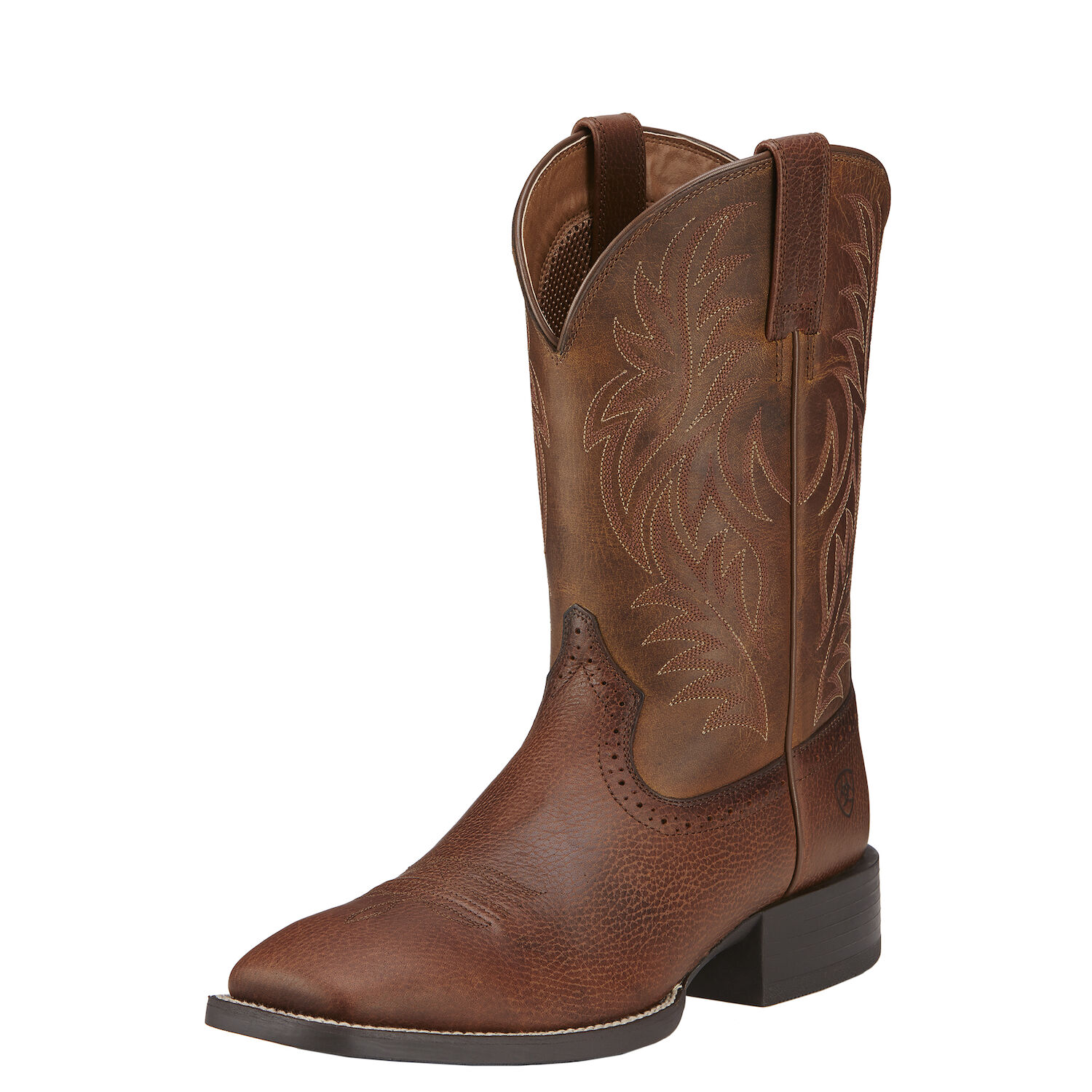 Men's Sport Western Wide Square Toe Boot