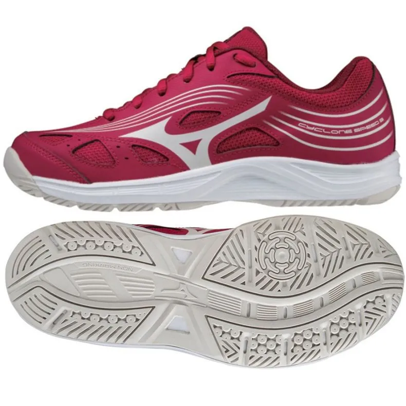 Mizuno Cyclone Speed ​​3 W V1GC218064 volleyball shoes red multicolored claret