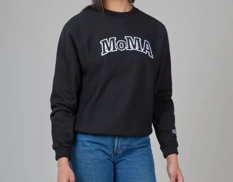 MoMA  |Unisex Street Style Long Sleeves Plain Logo