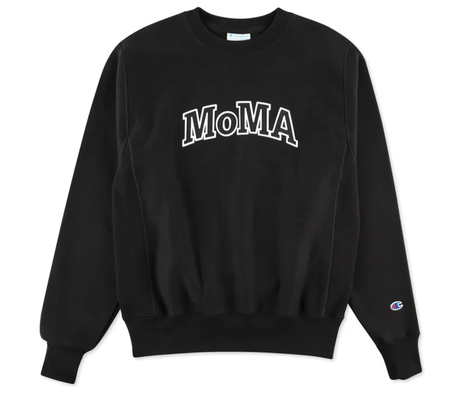 MoMA  |Unisex Street Style Long Sleeves Plain Logo