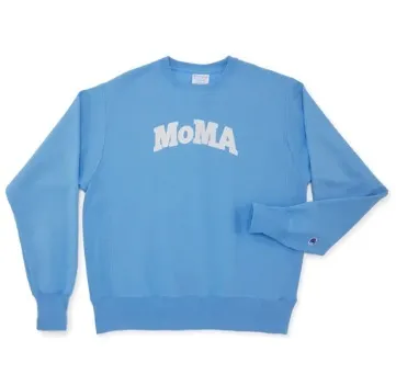 MoMA  |Unisex Street Style Long Sleeves Plain Logo