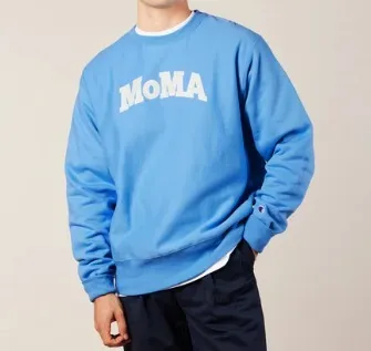 MoMA  |Unisex Street Style Long Sleeves Plain Logo