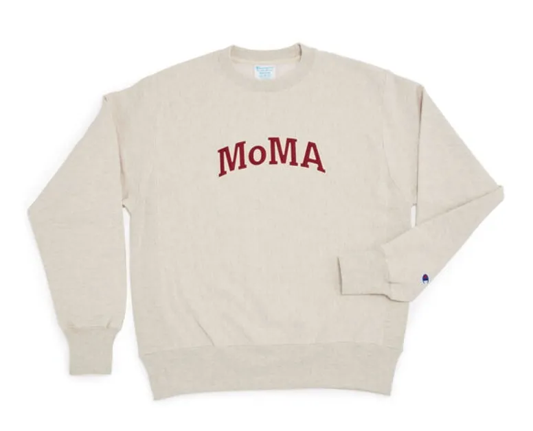 MoMA  |Unisex Street Style Long Sleeves Plain Logo