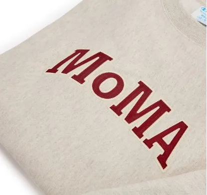 MoMA  |Unisex Street Style Long Sleeves Plain Logo