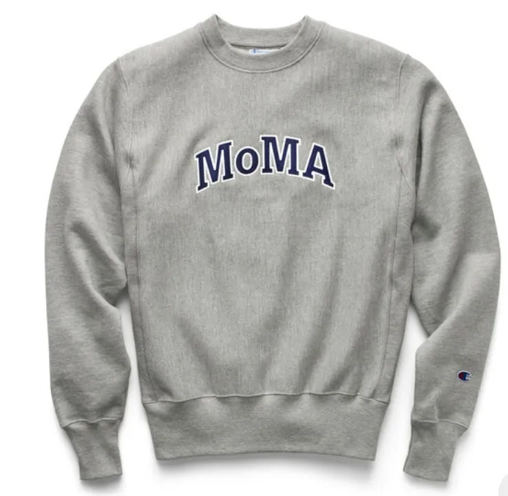 MoMA  |Unisex Street Style Long Sleeves Plain Logo