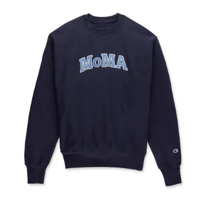 MoMA  |Unisex Street Style Long Sleeves Plain Logo