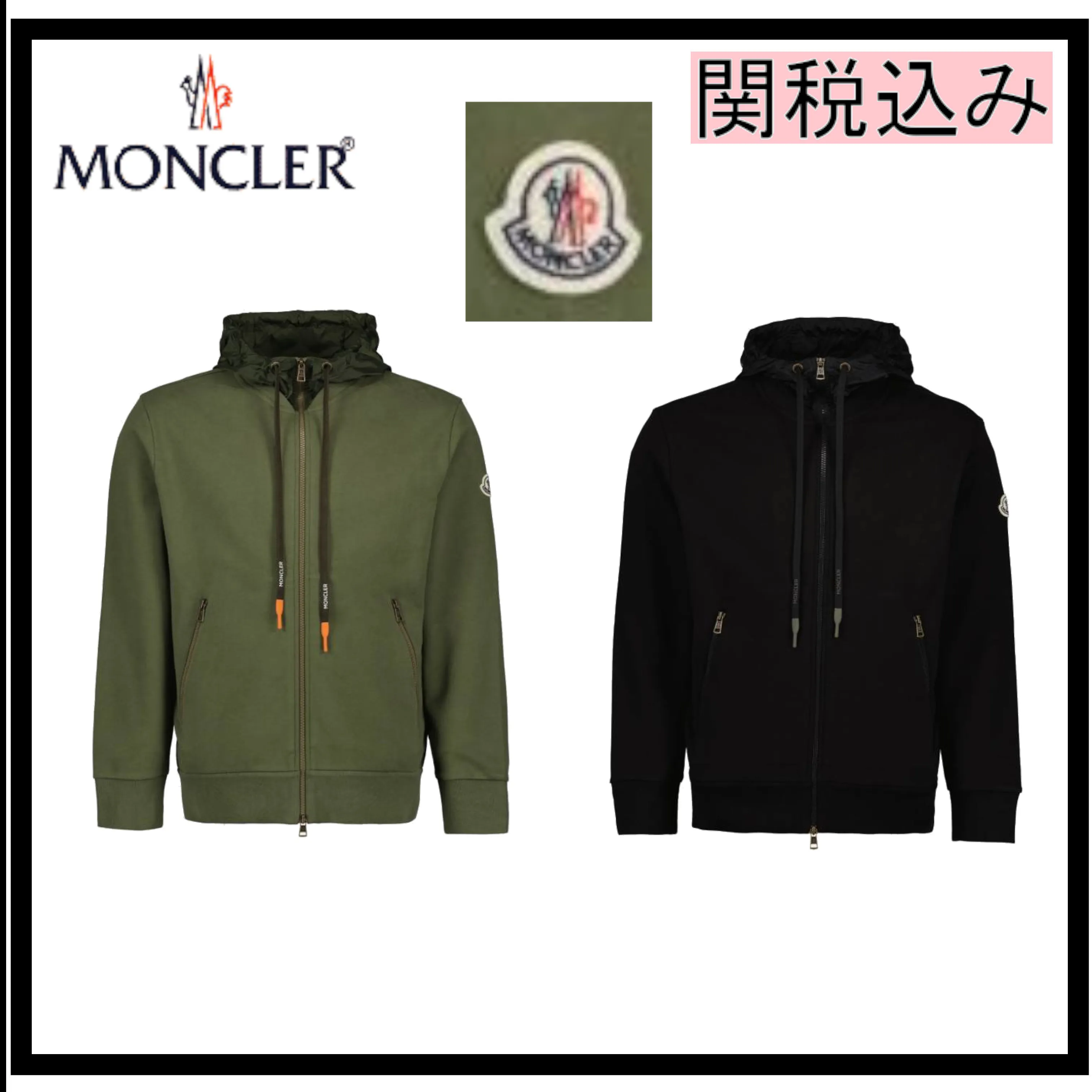 MONCLER  |Street Style Long Sleeves Cotton Logo