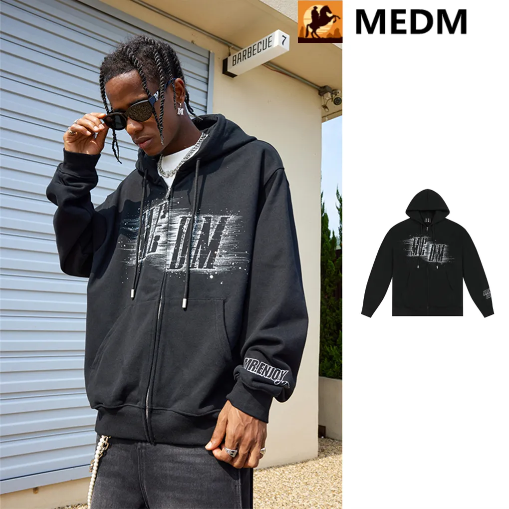 MR. ENJOY DA MONEY  |Unisex Street Style Long Sleeves Cotton Hoodies