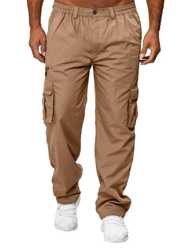 Multi-Pocket Loose Men Cargo Pants