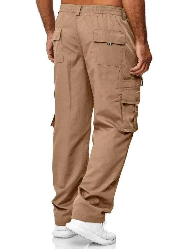 Multi-Pocket Loose Men Cargo Pants