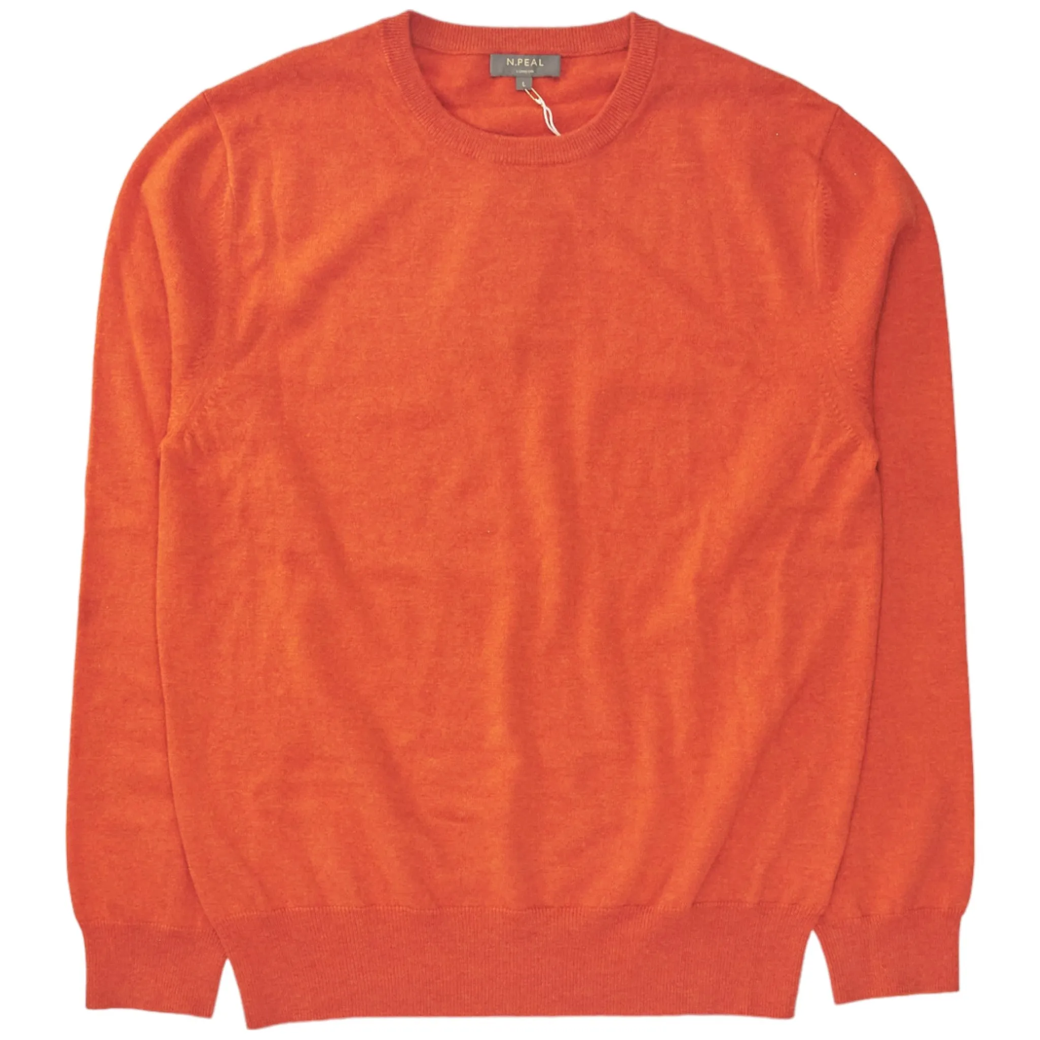 N. Peal Orange Cashmere Sweater