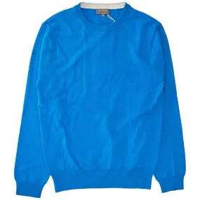 N. Peal X Pantone Blue Cashmere Sweater