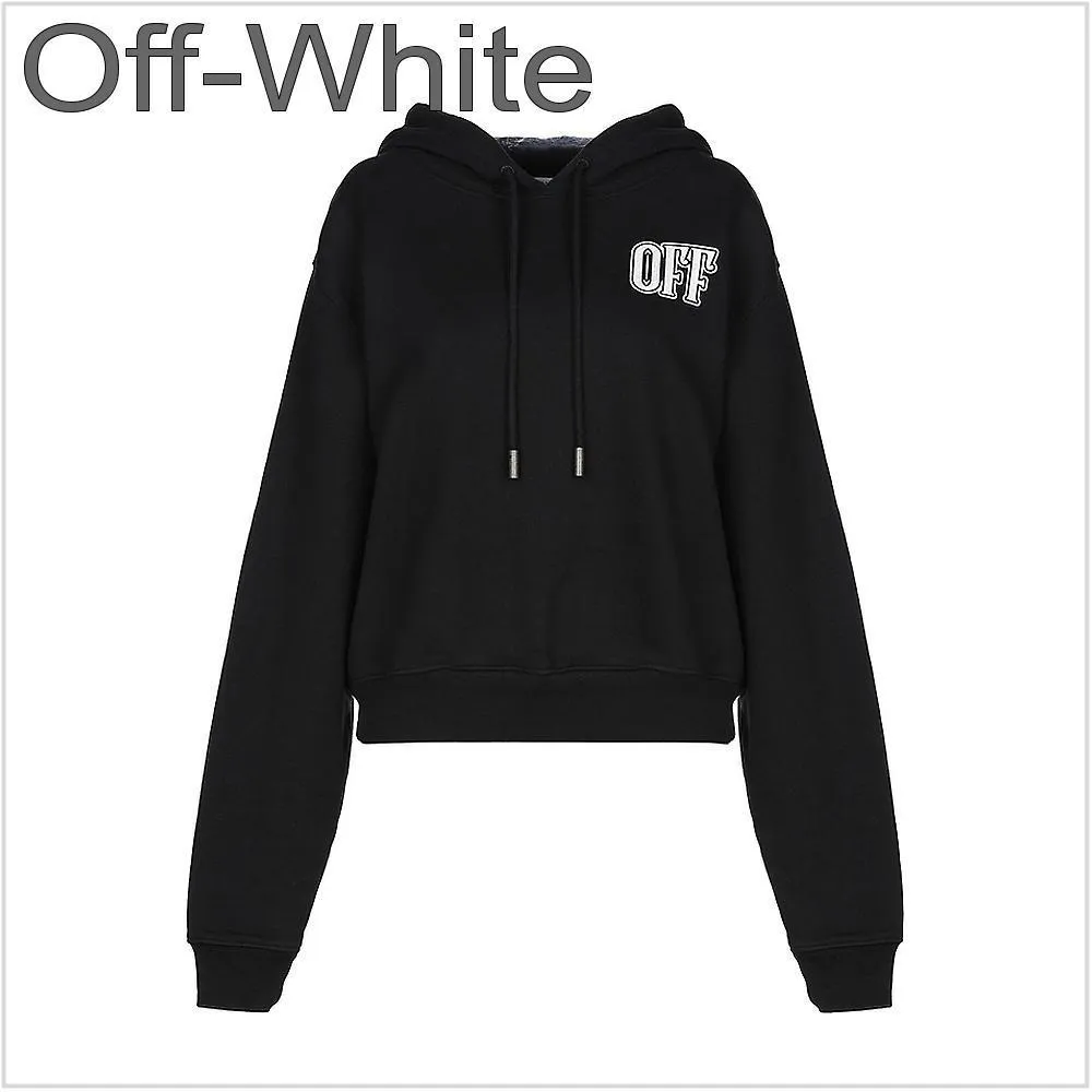 Off-White  |Street Style Long Sleeves Plain Cotton Logo