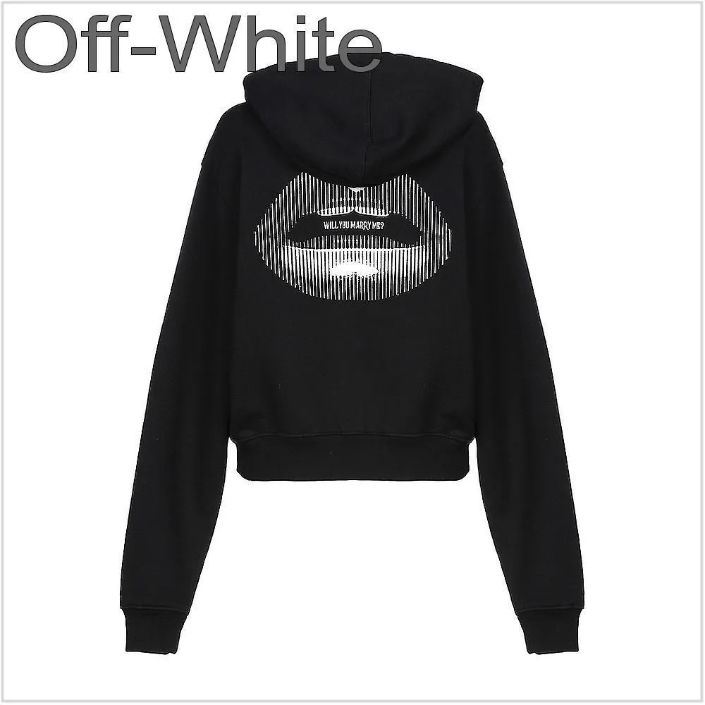 Off-White  |Street Style Long Sleeves Plain Cotton Logo