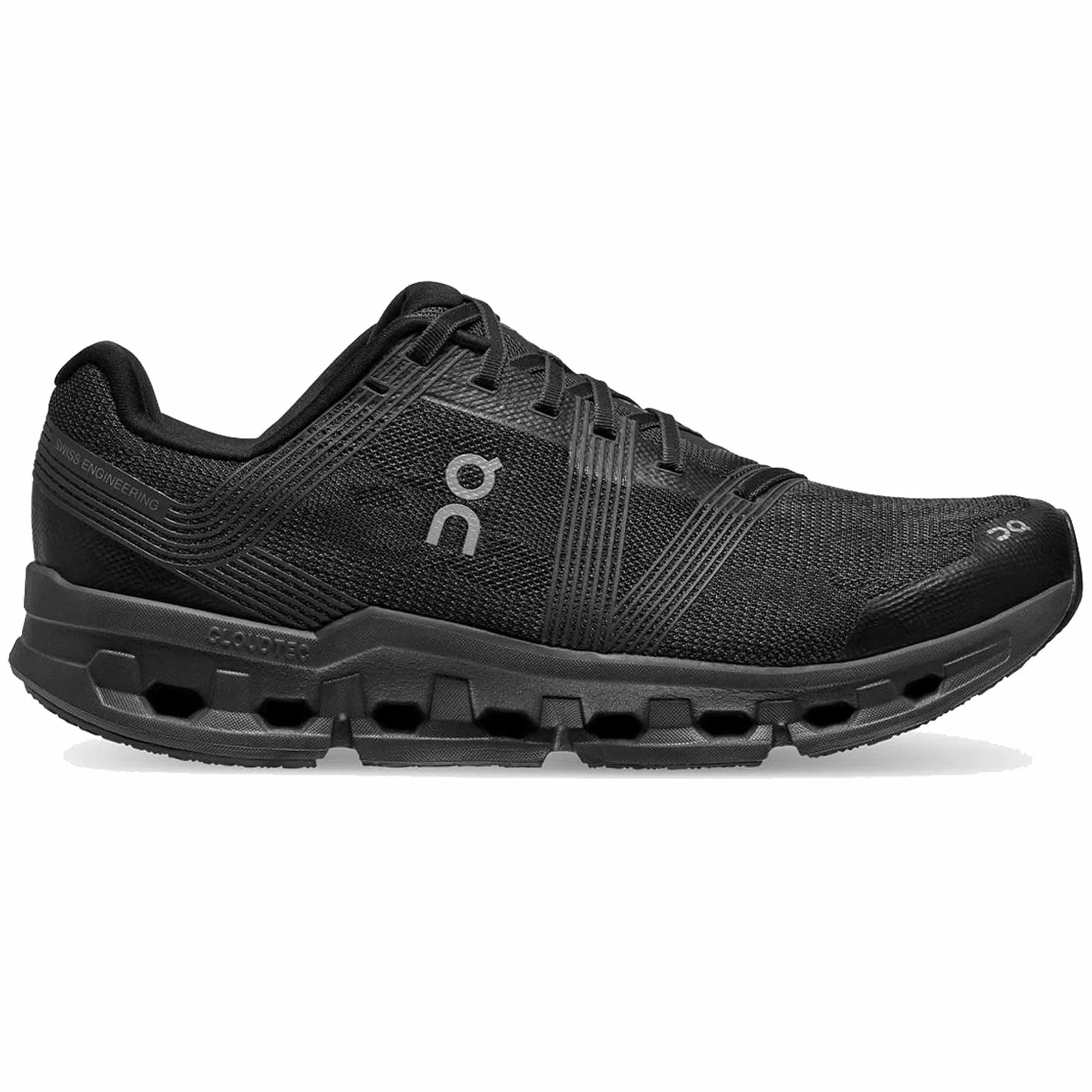 On  CloudGo Wide Mens Running Shoes Black/Eclipse