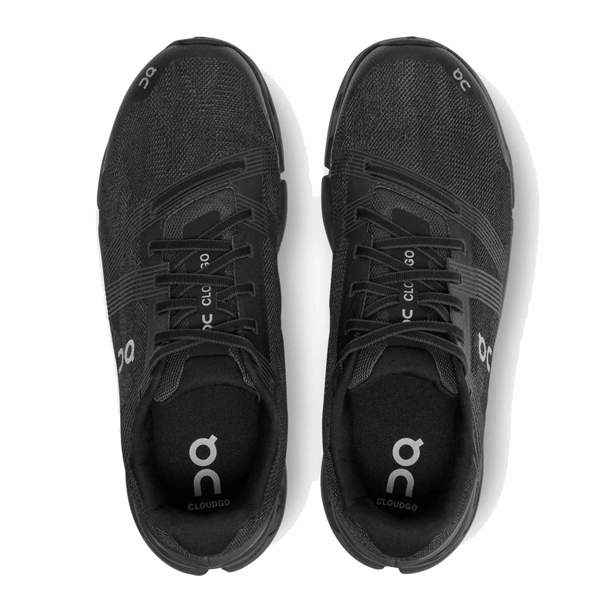 On  CloudGo Wide Mens Running Shoes Black/Eclipse